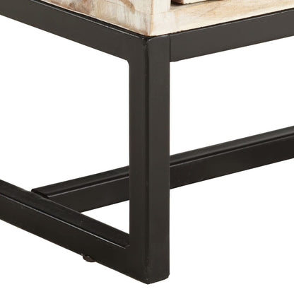 Mobile Porta Tv 140X30X45 Cm In Legno Massello Di Acacia