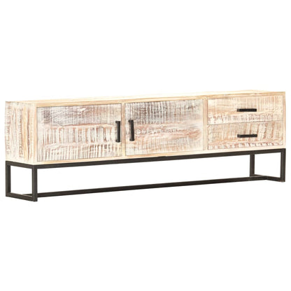 Mobile Porta Tv 140X30X45 Cm In Legno Massello Di Acacia