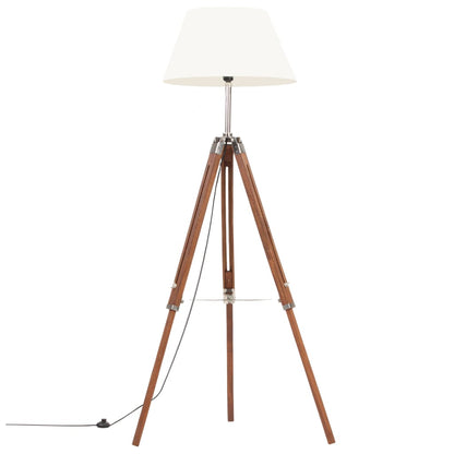 Lampada A Treppiede In Legno Di Teak 141 Cm