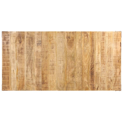 Tavolo Da Pranzo Legno Massello Di Mango Grezzo