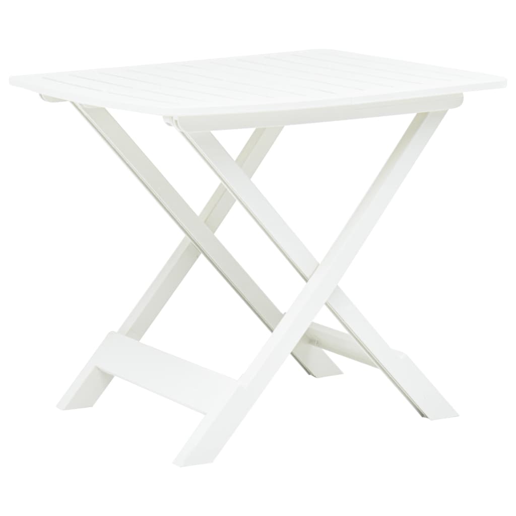 Tavolo Da Giardino Pieghevole 79X72X70 Cm In Plastica