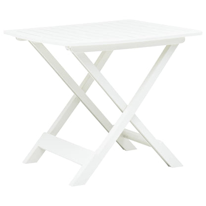 Tavolo Da Giardino Pieghevole 79X72X70 Cm In Plastica