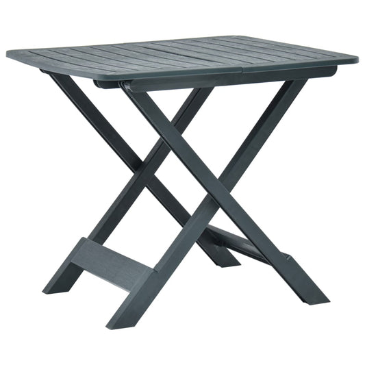 Tavolo Da Giardino Pieghevole 79X72X70 Cm In Plastica