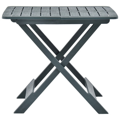 Tavolo Da Giardino Pieghevole 79X72X70 Cm In Plastica