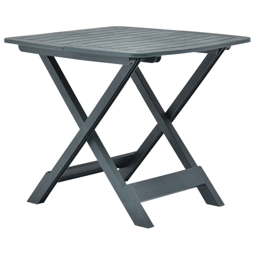 Tavolo Da Giardino Pieghevole 79X72X70 Cm In Plastica