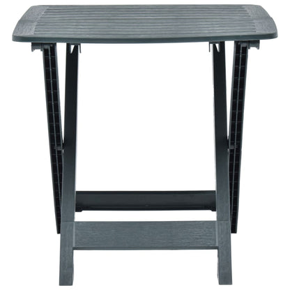 Tavolo Da Giardino Pieghevole 79X72X70 Cm In Plastica