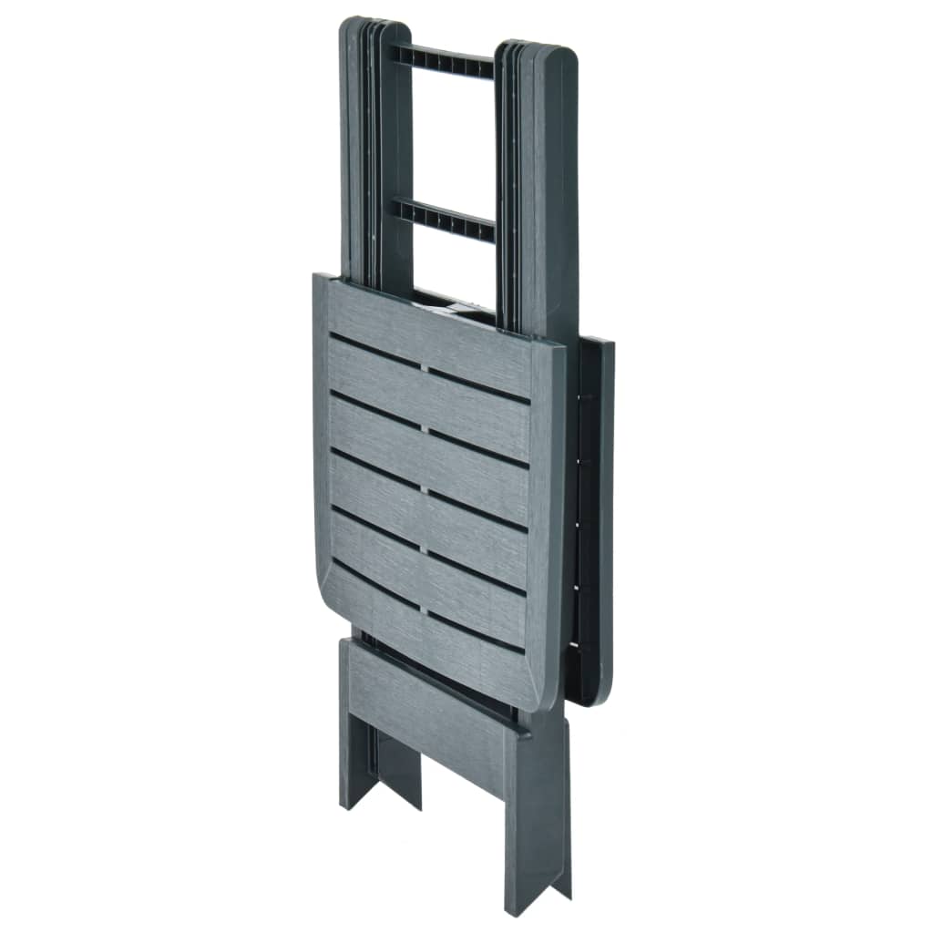 Tavolo Da Giardino Pieghevole 79X72X70 Cm In Plastica