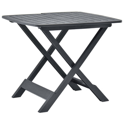 Tavolo Da Giardino Pieghevole 79X72X70 Cm In Plastica