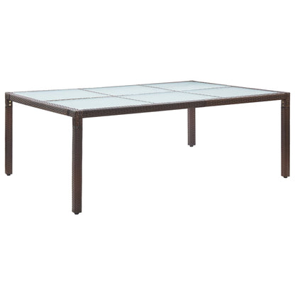 Tavolo Da Pranzo Da Giardino 200X150X74 Cm In Polyrattan