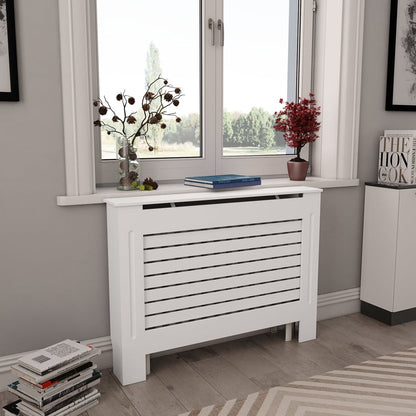 Copertura Per Radiatore Bianca In Mdf 78 Cm