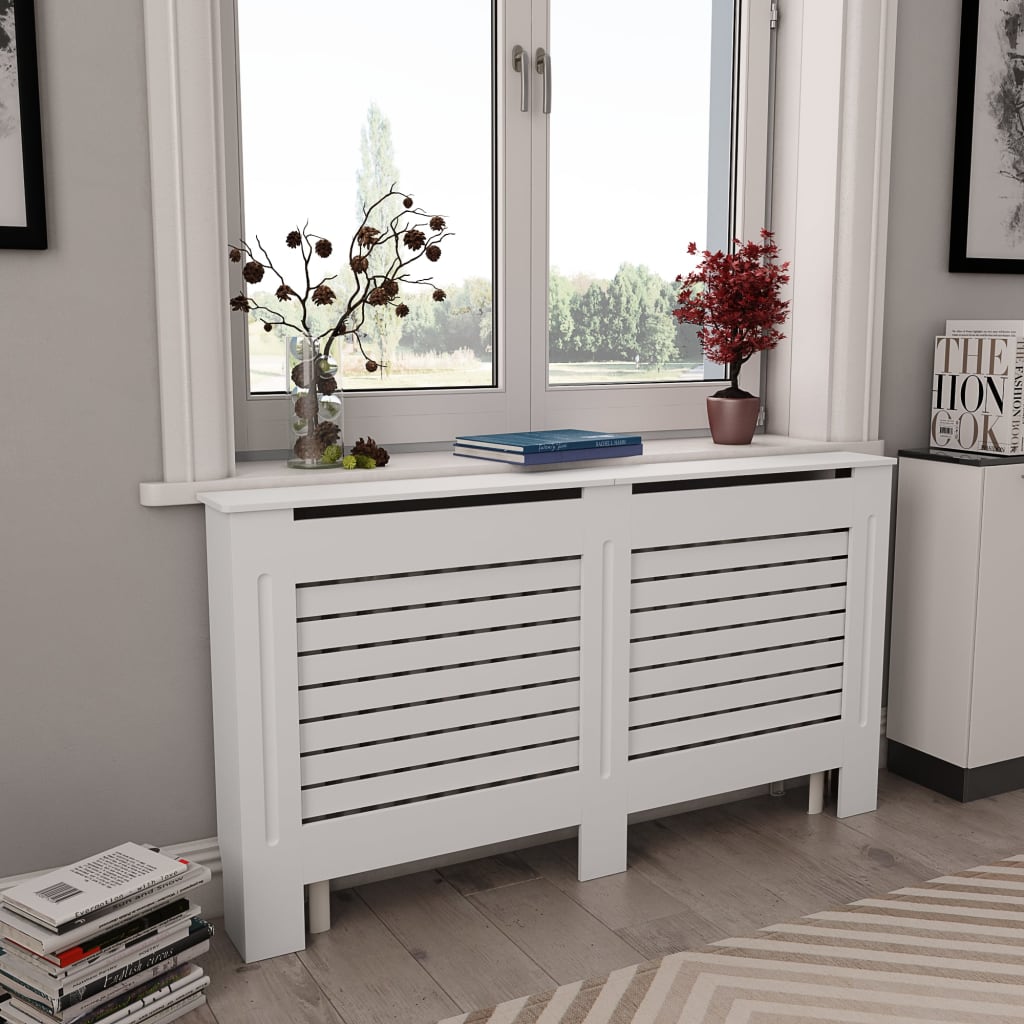 Copertura Per Radiatore Bianca In Mdf 78 Cm