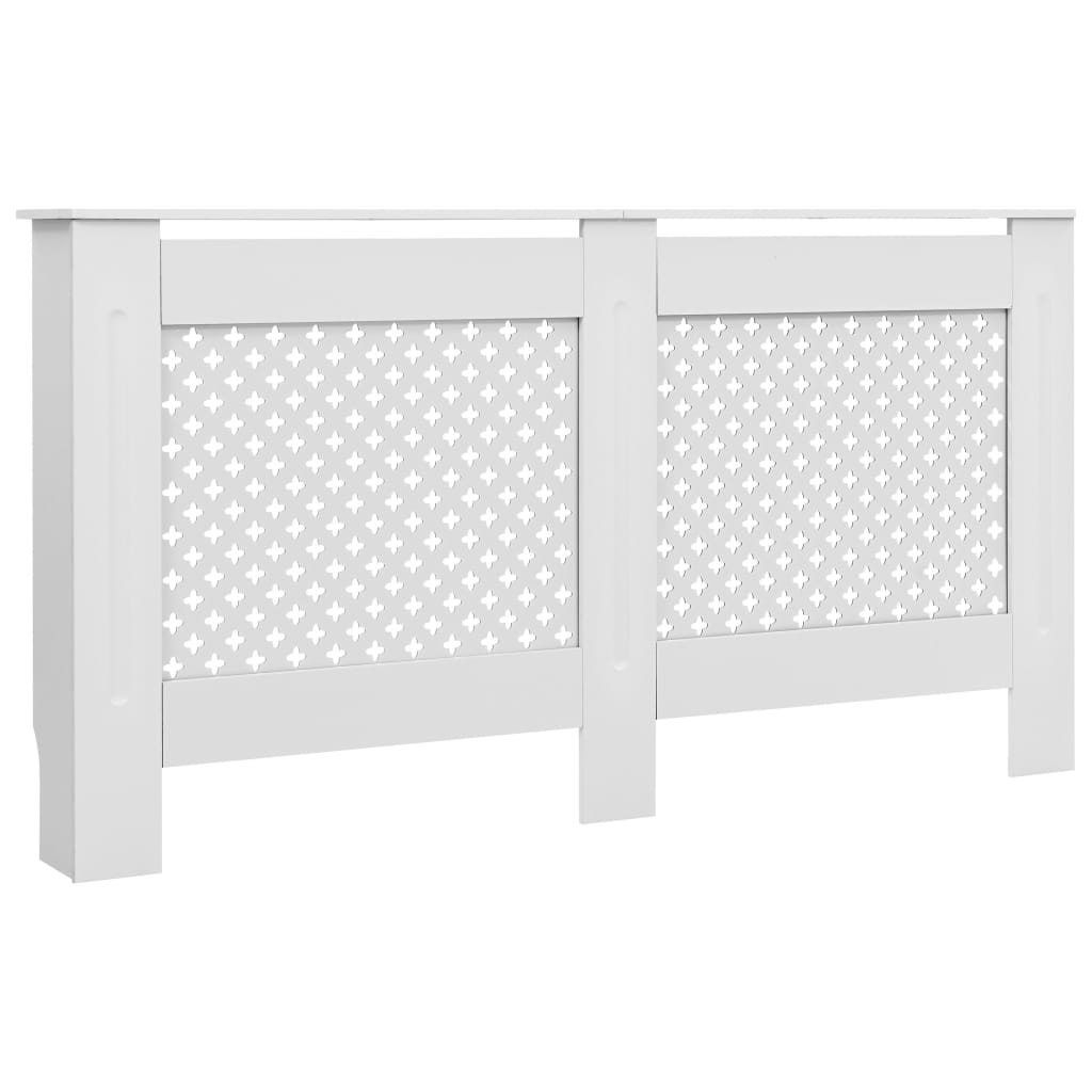 Coperture Per Radiatori 2Pz Bianche 152X19X81,5 Cm In Mdf