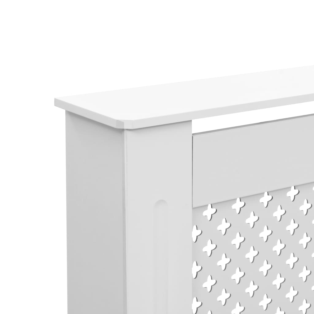 Coperture Per Radiatori 2Pz Bianche 152X19X81,5 Cm In Mdf