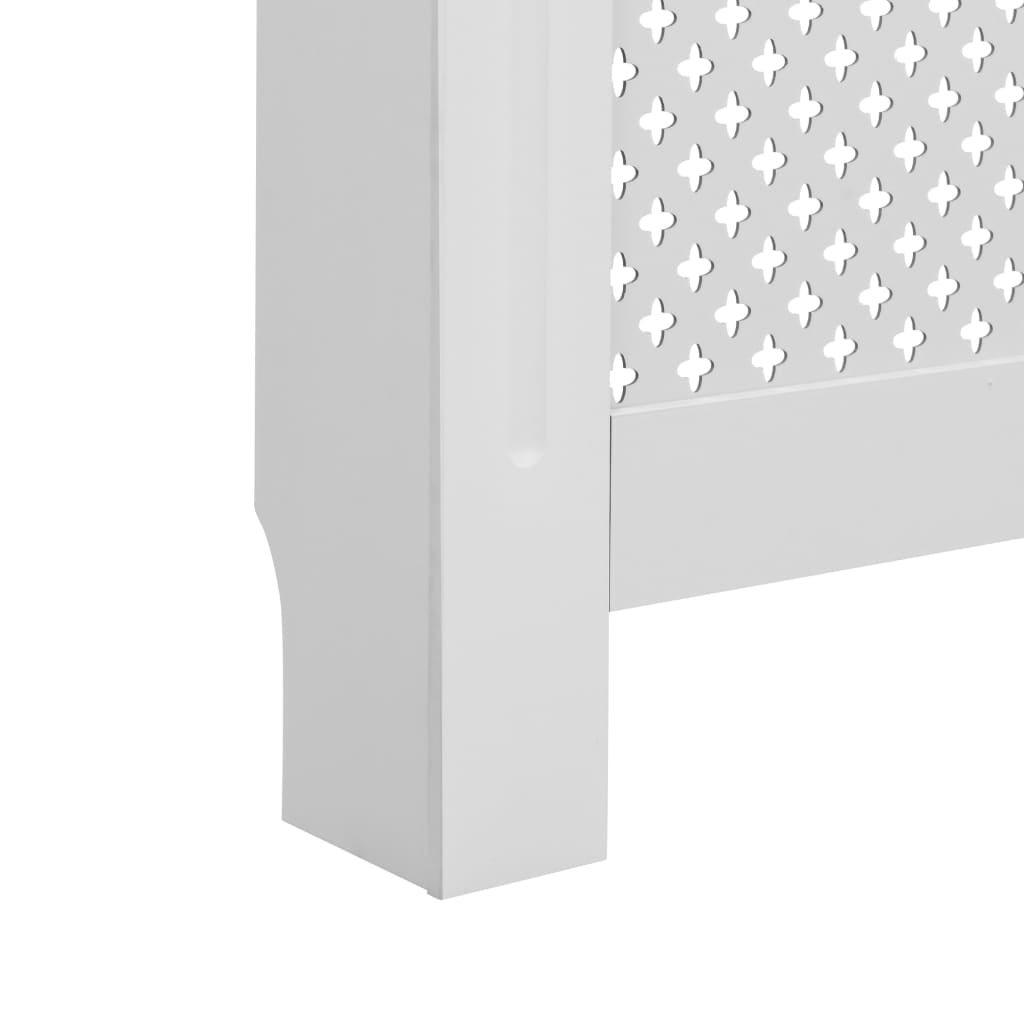 Coperture Per Radiatori 2Pz Bianche 152X19X81,5 Cm In Mdf