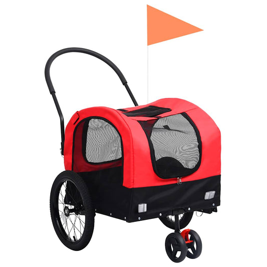Rimorchio Per Animali Domestici E Passeggino 2In1