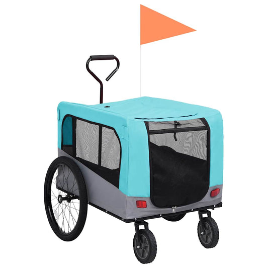 Rimorchio Bici Per Animali Carrello Jogging 2In1