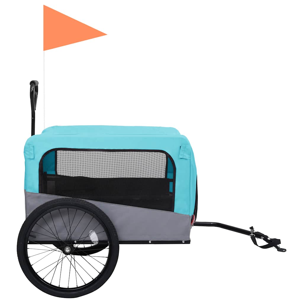 Rimorchio Bici Per Animali Carrello Jogging 2In1