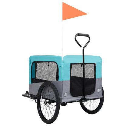Rimorchio Bici Per Animali Carrello Jogging 2In1