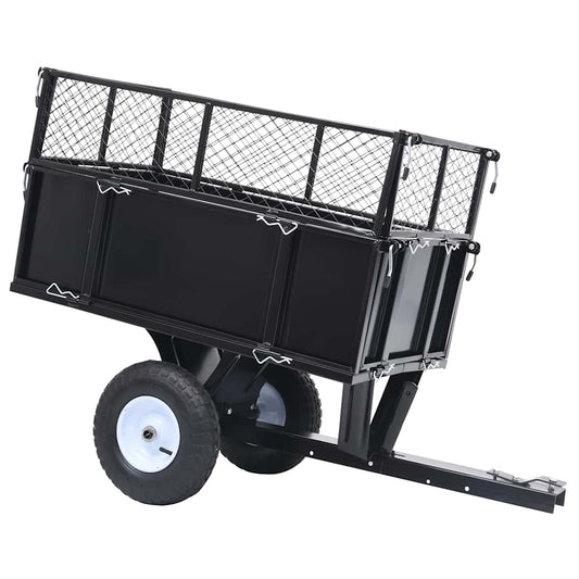 Rimorchio Ribaltabile Per Tosaerba Carico 150 Kg