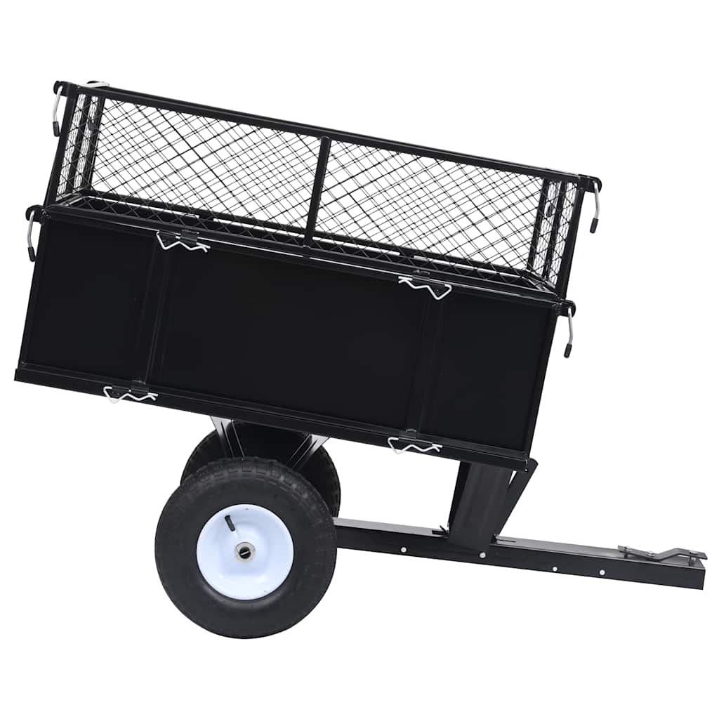 Rimorchio Ribaltabile Per Tosaerba Carico 150 Kg