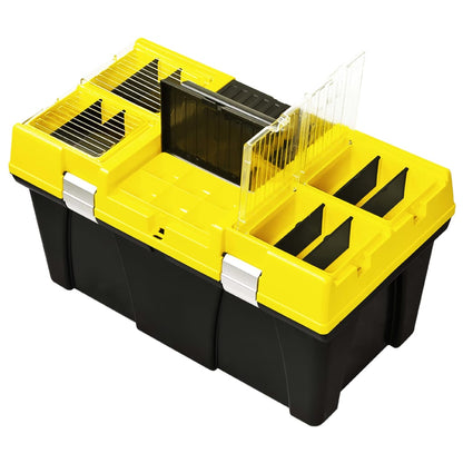 Cassetta Degli Attrezzi In Plastica 595X337X316 Mm Gialla