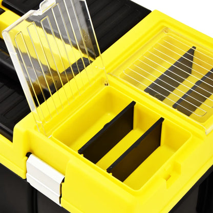 Cassetta Degli Attrezzi In Plastica 595X337X316 Mm Gialla