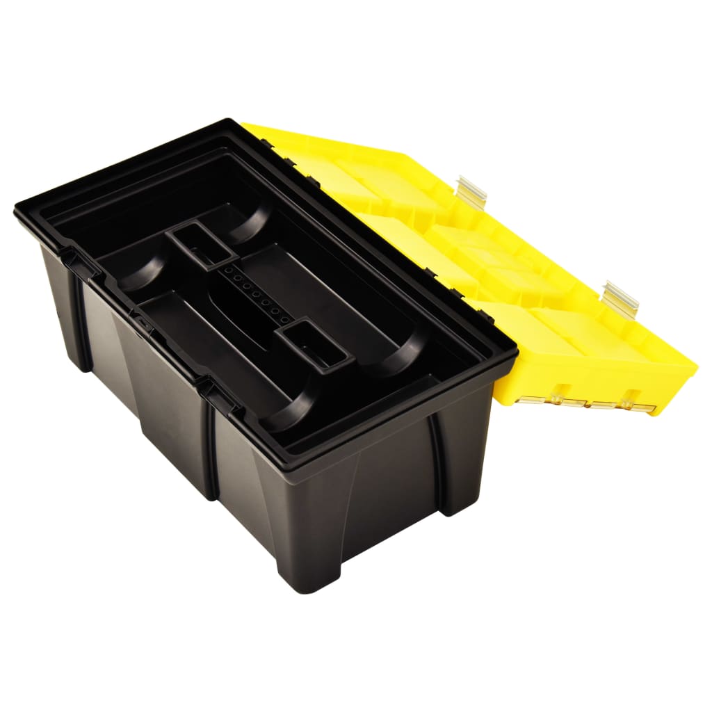 Cassetta Degli Attrezzi In Plastica 595X337X316 Mm Gialla