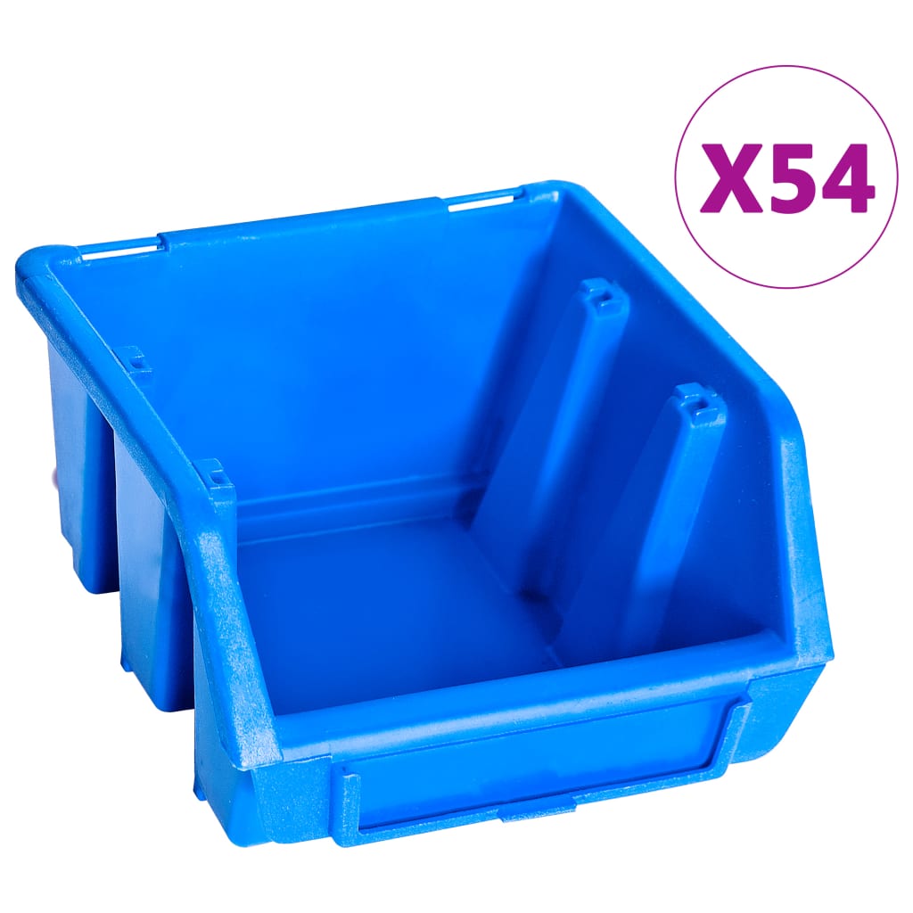 Kit Contenitori Di Stoccaggio 96 Pz Con Pannelli A Parete