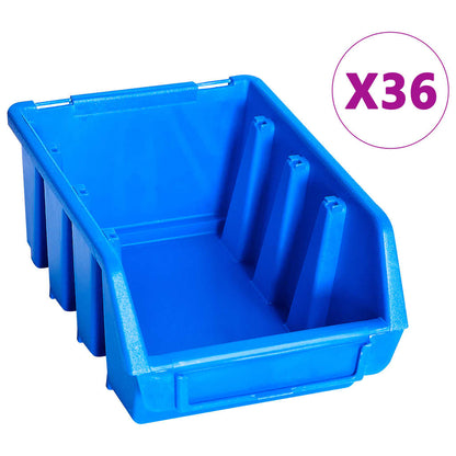 Kit Contenitori Di Stoccaggio 96 Pz Con Pannelli A Parete
