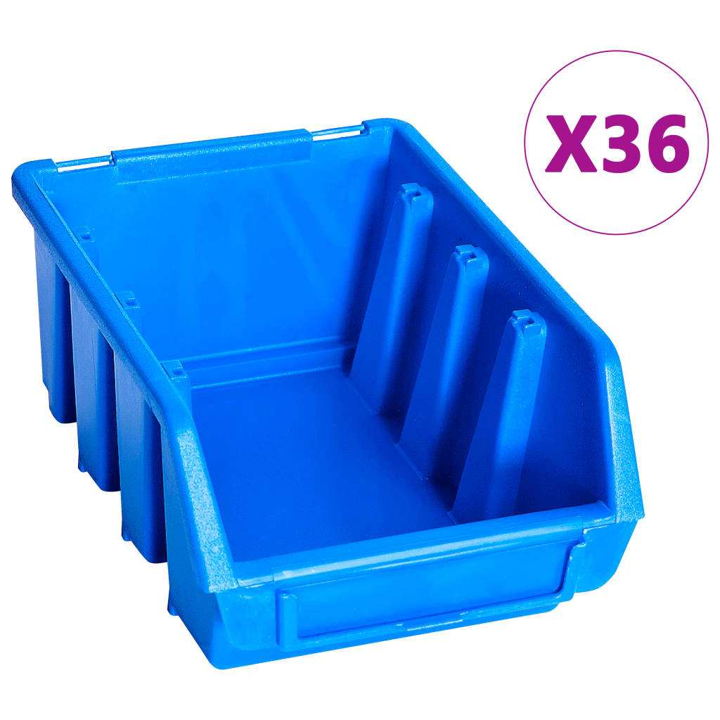 Kit Contenitori Di Stoccaggio 96 Pz Con Pannelli A Parete