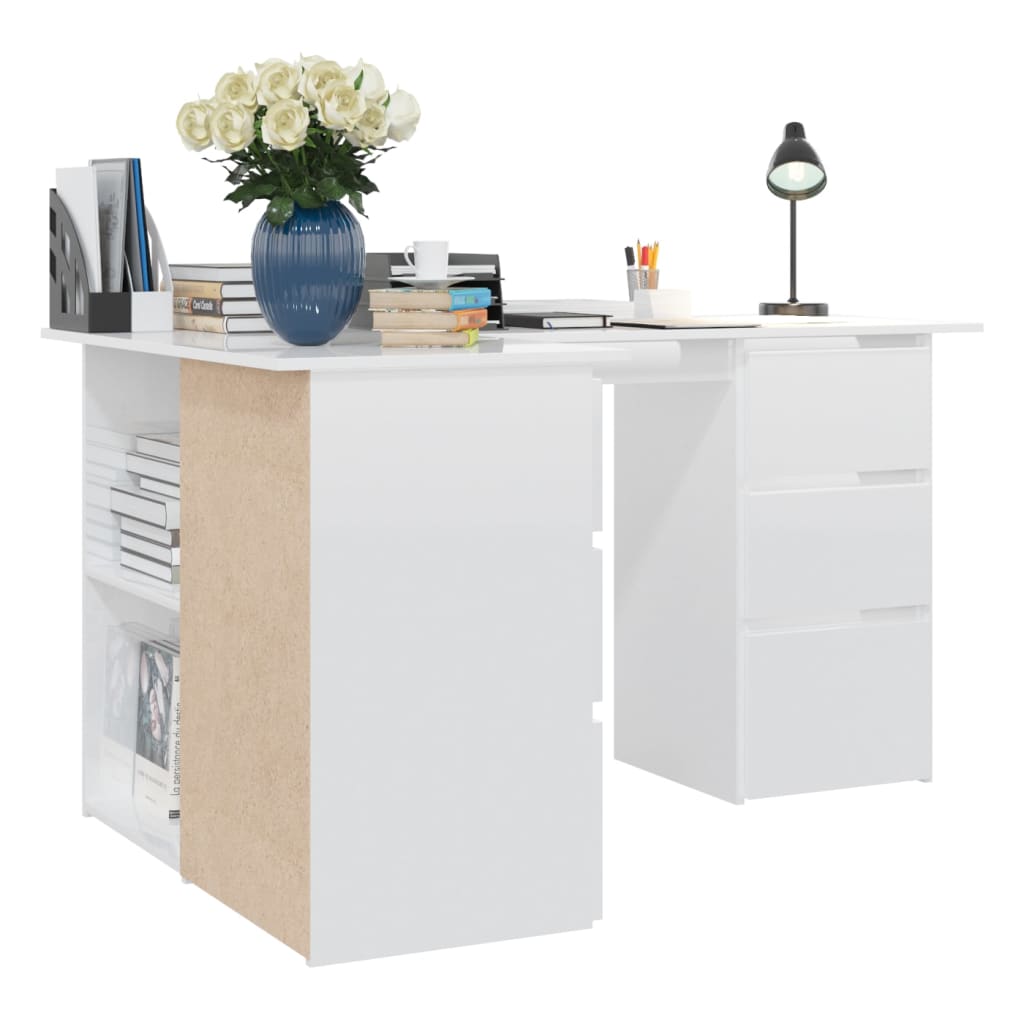 Scrivania Angolo 145X100X76 Cm Legno Multistrato