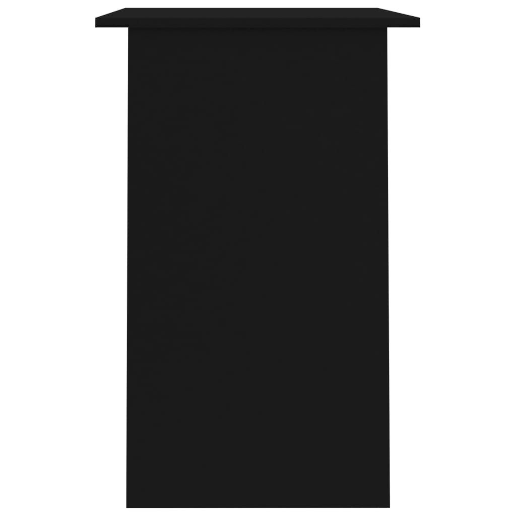 Scrivania Nera 90X50X74 Cm In Legno Multistrato