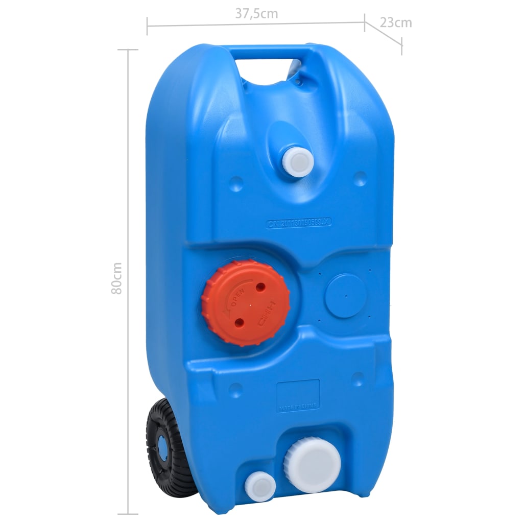 Serbatoio D'acqua Con Ruote Per Campeggio 40 L