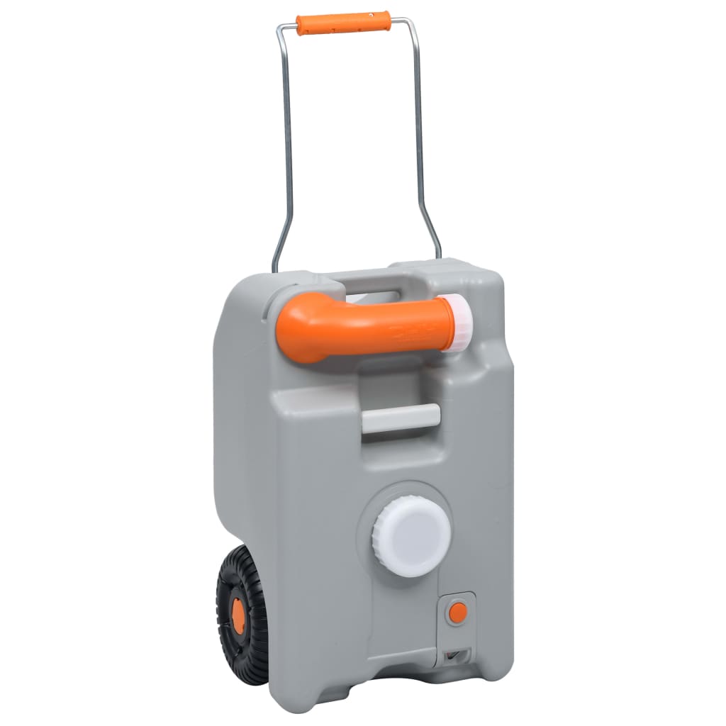 Serbatoio D'acqua Con Ruote Per Campeggio 25 L Grigio
