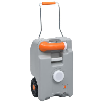 Serbatoio D'acqua Con Ruote Per Campeggio 25 L Grigio