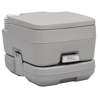 Wc Portatile Per Campeggio Grigio 20+10 L