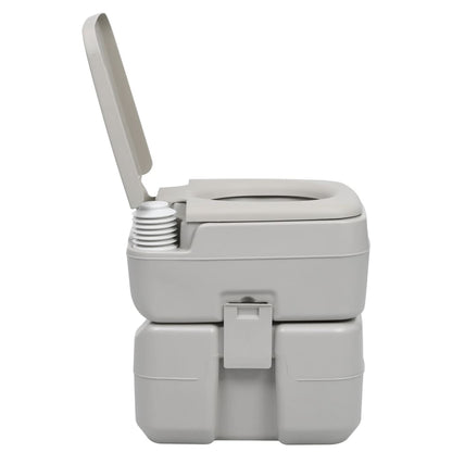 Wc Portatile Per Campeggio Grigio 20+10 L