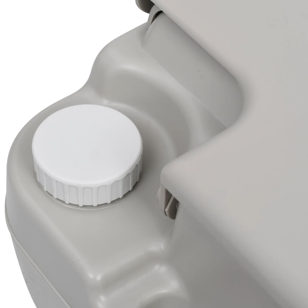 Wc Portatile Per Campeggio Grigio 20+10 L