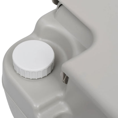 Wc Portatile Per Campeggio Grigio 20+10 L