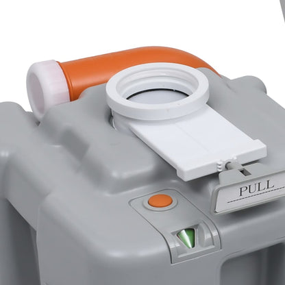 Wc Portatile Per Campeggio Grigio 20+10 L