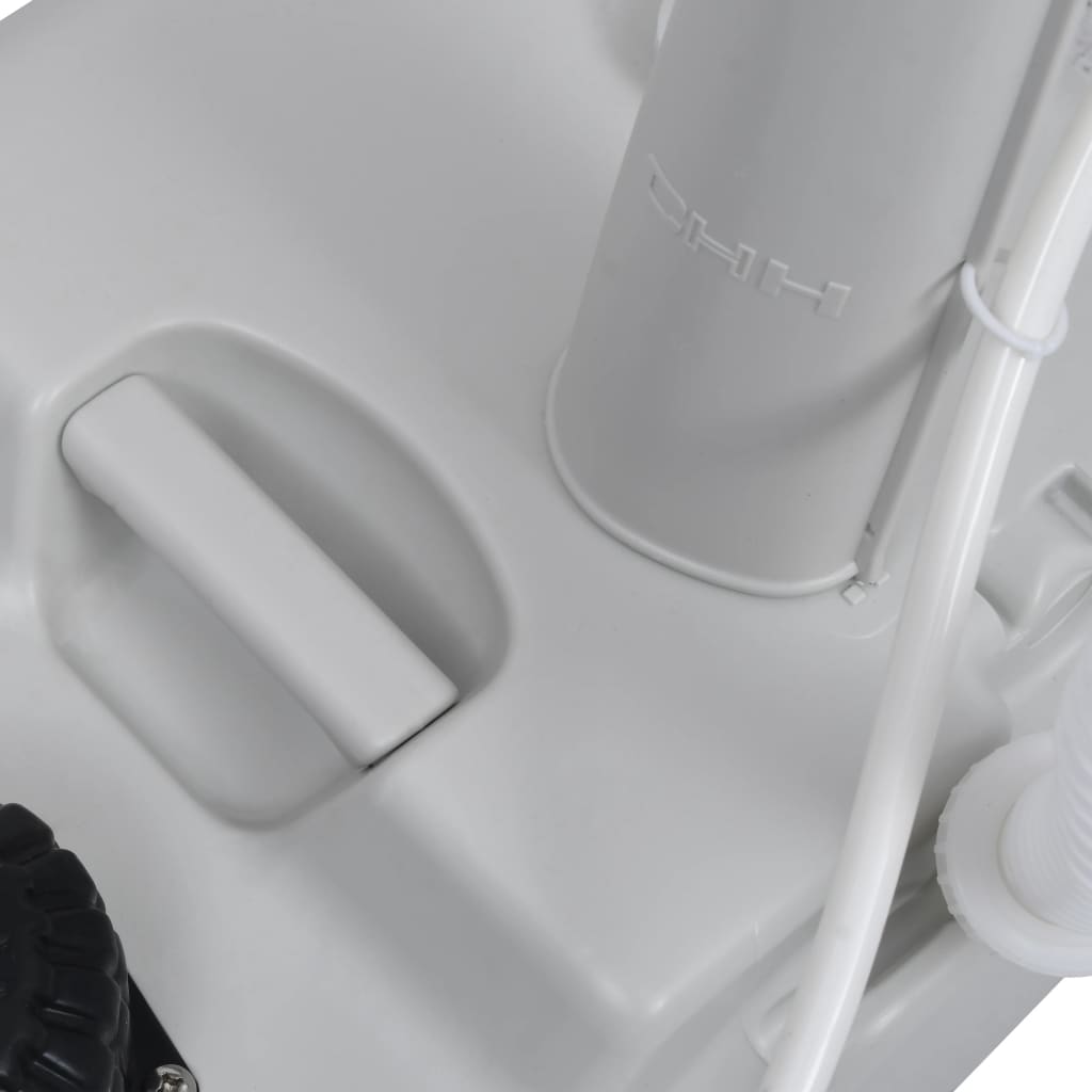 Lavandino Con Supporto Portatile Da Campeggio Grigio 20 L Nero