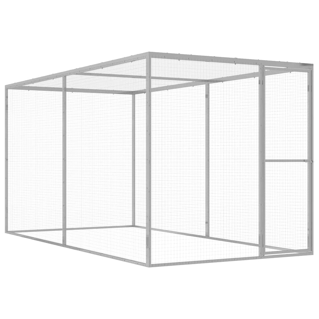 Gabbia Per Gatti 4,5X1,5X1,5 M In Acciaio Zincato