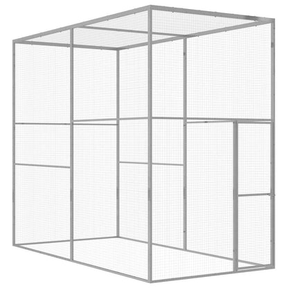 Gabbia Per Gatti 4,5X1,5X1,5 M In Acciaio Zincato