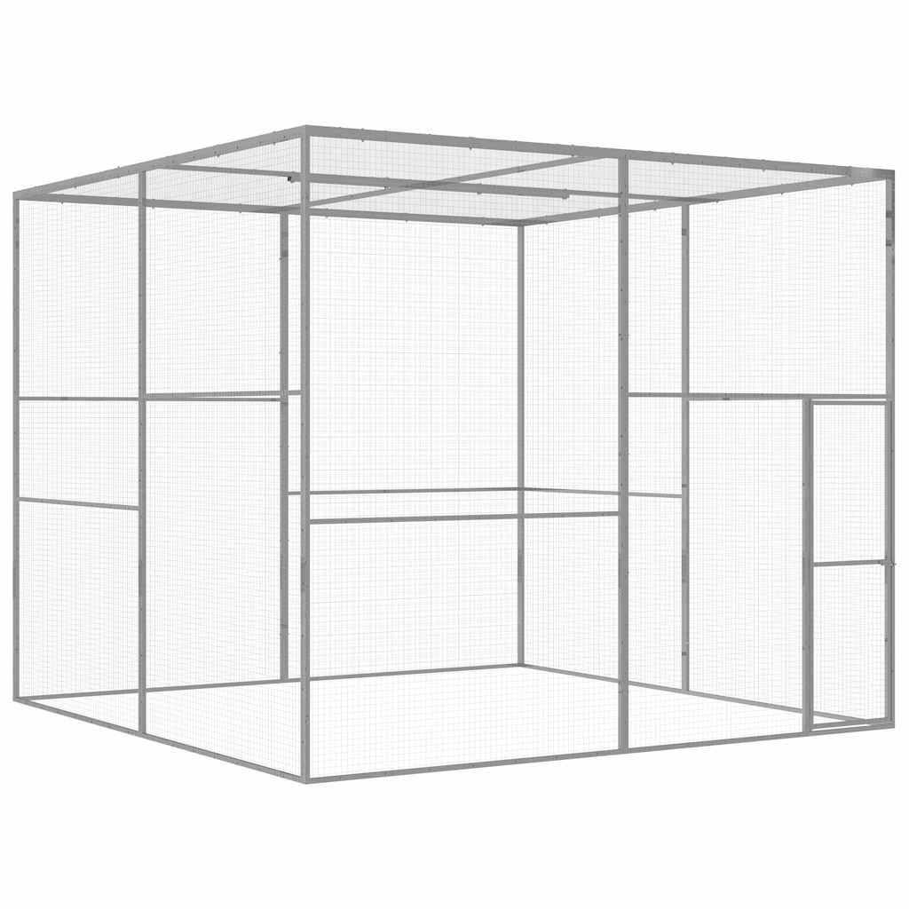 Gabbia Per Gatti 4,5X1,5X1,5 M In Acciaio Zincato