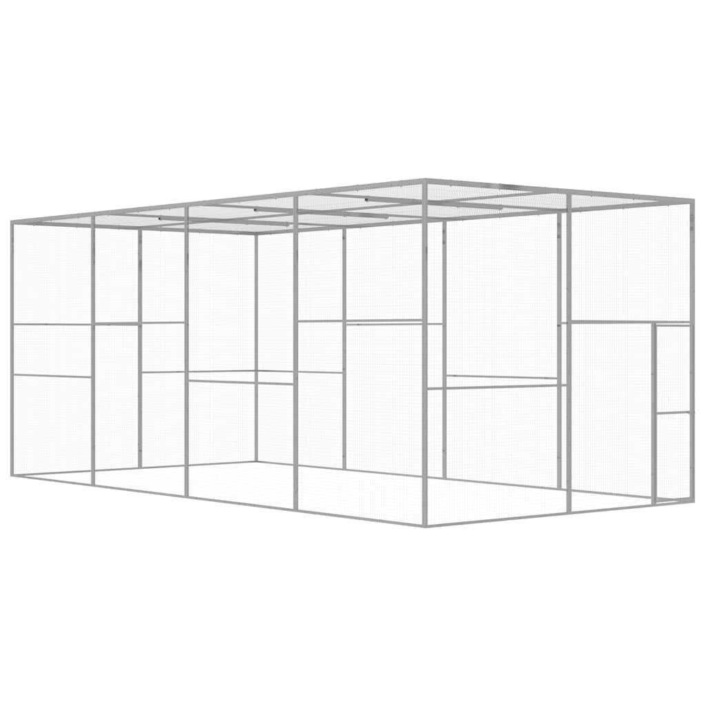Gabbia Per Gatti 4,5X1,5X1,5 M In Acciaio Zincato