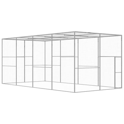 Gabbia Per Gatti 4,5X1,5X1,5 M In Acciaio Zincato