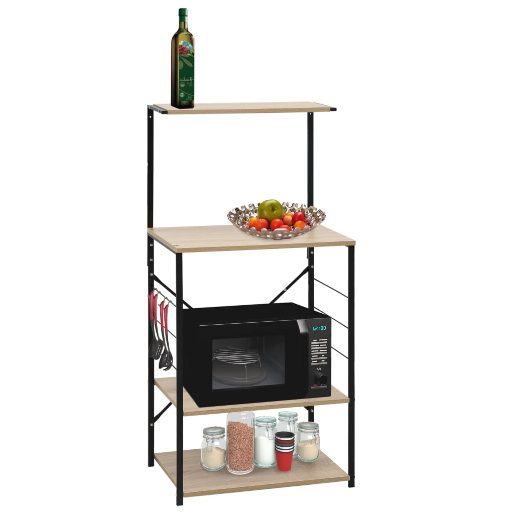 Mobile Per Microonde 60X39,6X123 Cm Legno Multistrato