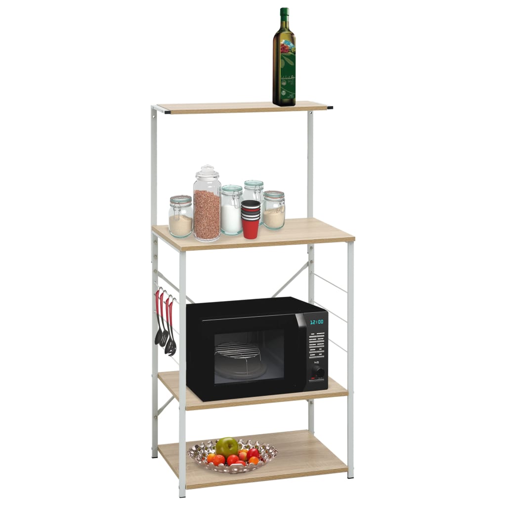 Mobile Per Microonde 60X39,6X123 Cm Legno Multistrato