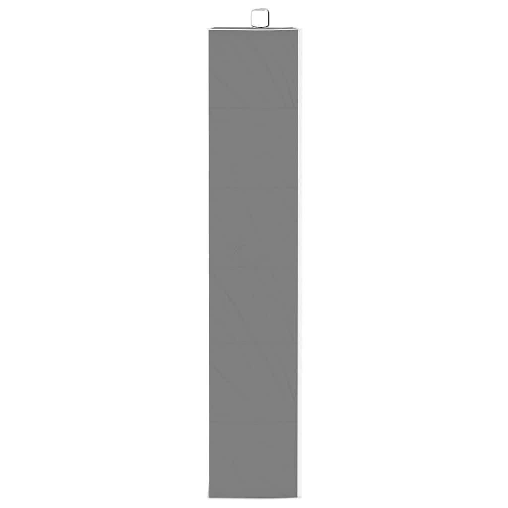 Organizer Per Armadio Da Appendere Con 6 Ripiani 2 Pz Tessuto Grigio