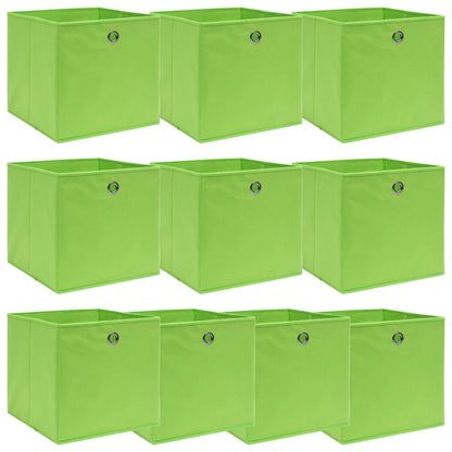 Scatole Portaoggetti Con Coperchi 4Pz Crema 32X32X32 Cm Tessuto